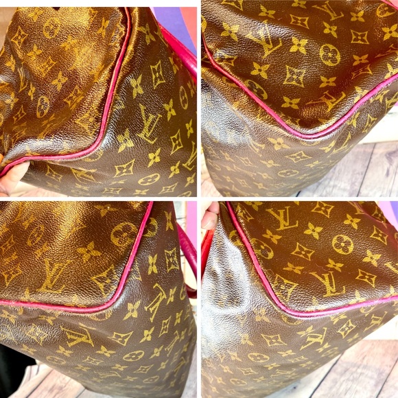 Louis Vuitton Speedy 30 custom painted with bag charm *READ DESCRIPTION* - Picture 9 of 16